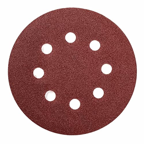 Discs 120 Grit 5 inch Hook and Loop Sandpaper Assortment for Random Orbital Sander(30pcs) (120) - Image 2