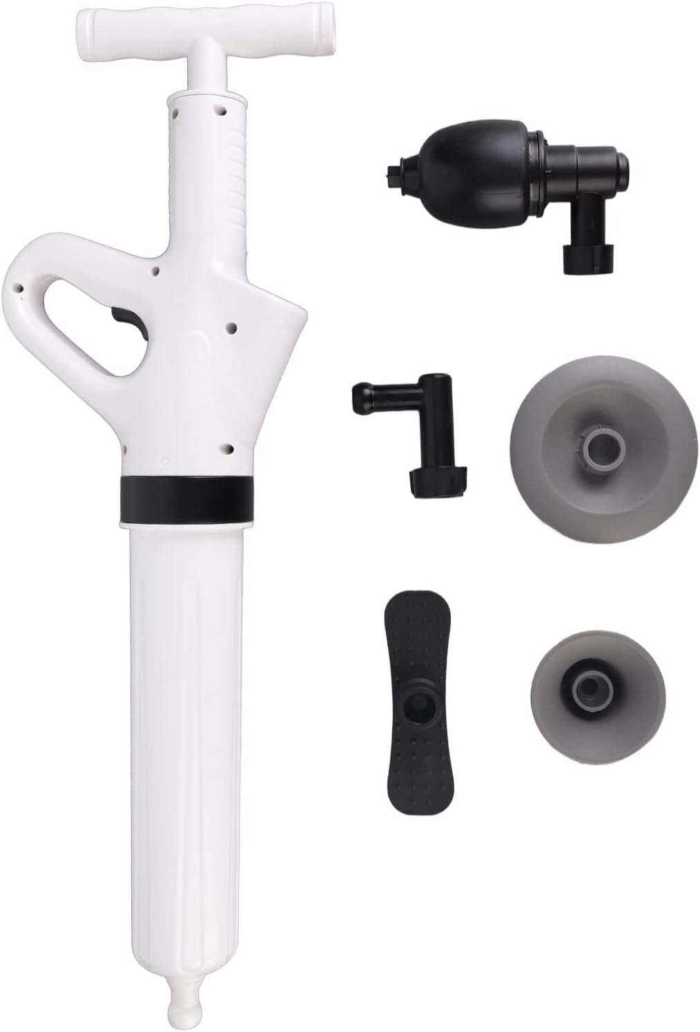 Toilet Plunger Drain Unblocker Dredge Equipment Tool Set Kit for Kitchen Bathroom