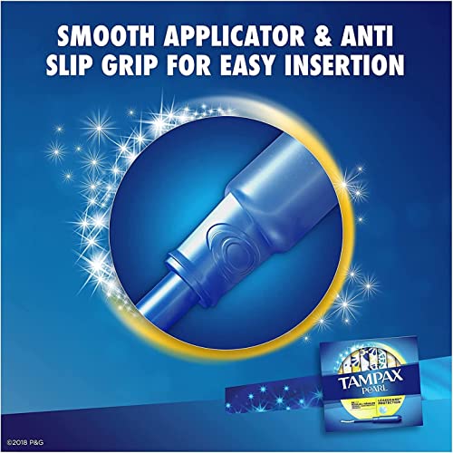 Image of Tampax Pearl Regular Absorbency Unscented Tampons, 96 Count, Pack of 1