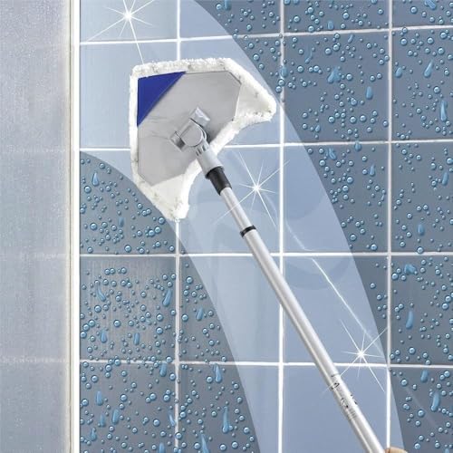 Maximex Ersatzbezug Multiflexwischer Fliesen 2er Set, Mikrofaser-Bezüge zur Reinigung von Fenstern und Böden, Maße (B x H x T): je 24 x 2 x 22 cm