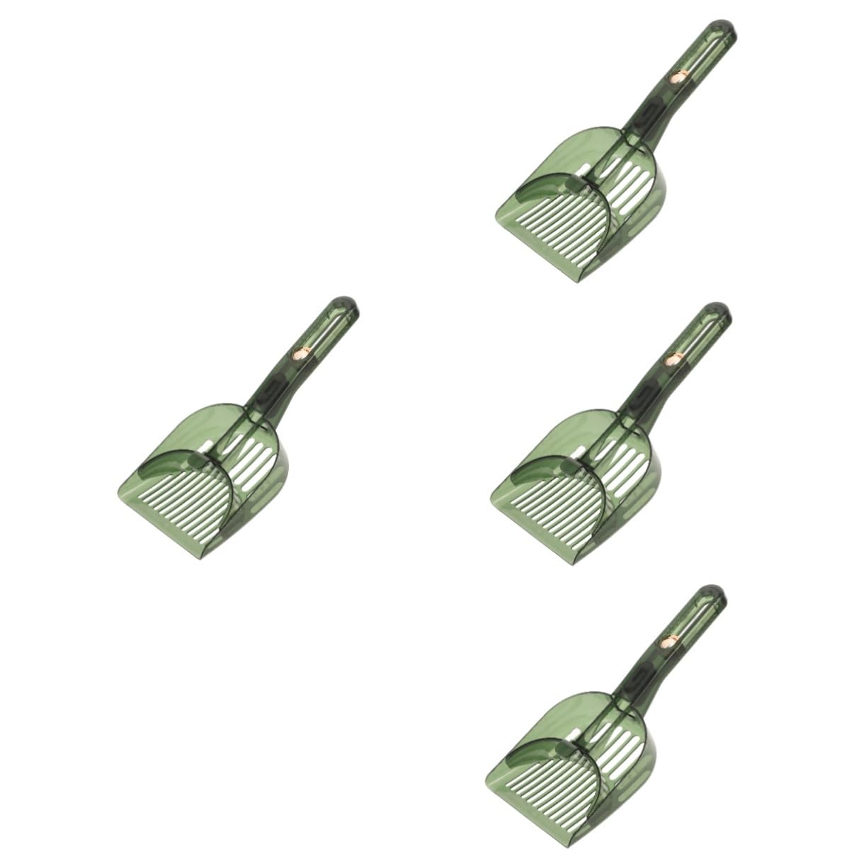 YARNOW 4 Pz Paletta per lettiera per Gatti raccoglitori di lettiere per Animali Domestici Paletta per rifiuti Lunga Pala per Gatti Pala per lettiera per Animali Domestici plastica ABS