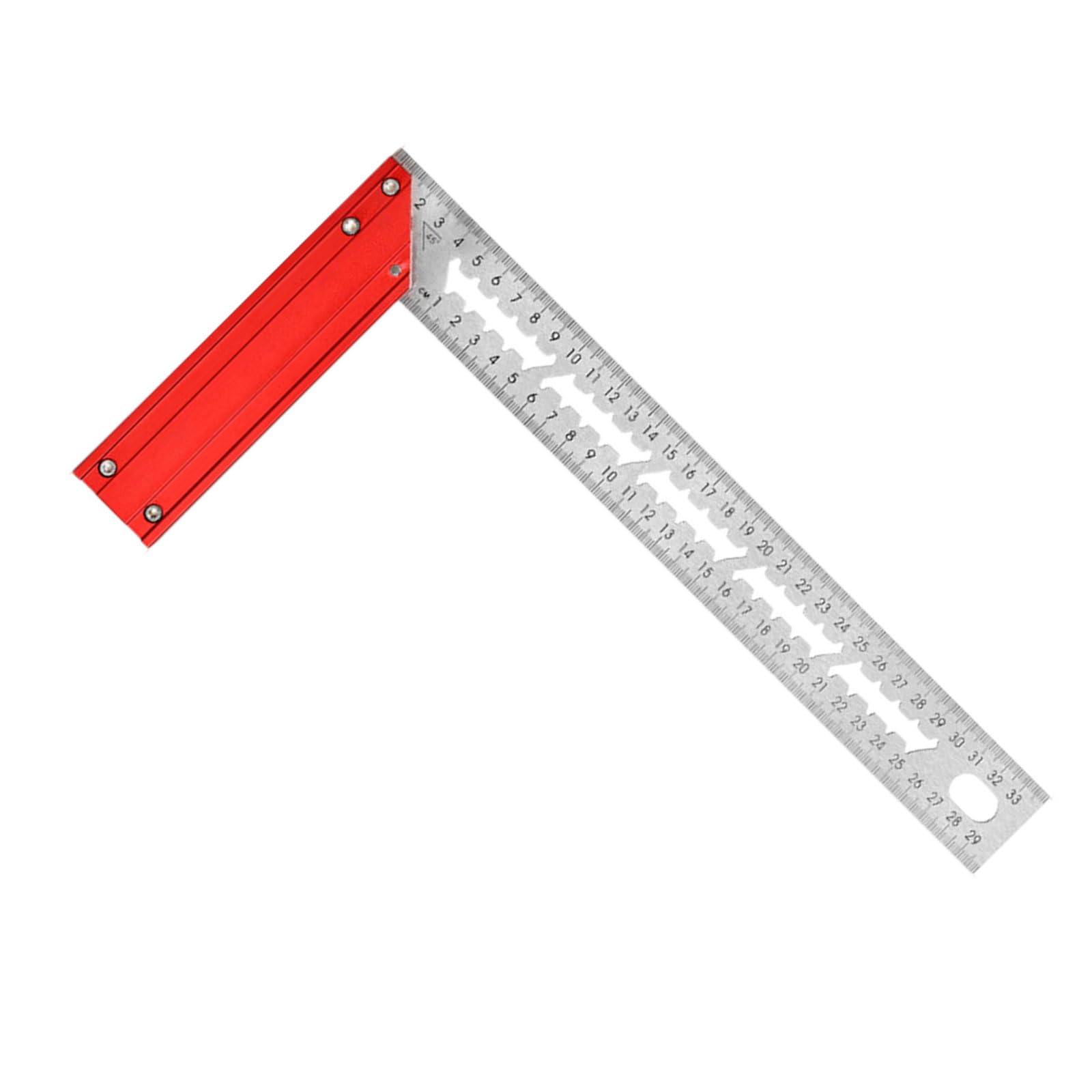 Osniyaw 34 Cm Professional Aluminium Right Angle L Measuring Tool Suitable For Accurate Markings And Layouts In Woodworking Projects Rustproof Layout Square