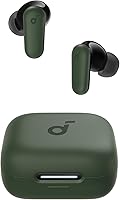 Soundcore P30i Noise Cancelling Earbuds: 42dB Adaptive ANC, 45H Playtime, 2-in-1 Phone Stand Case, BassUp, IP54, Bluetooth 5.4 (Green)