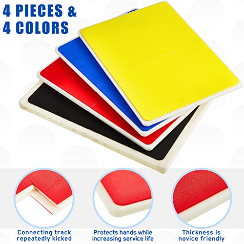 Jecery 4 Pack Rebreakable Punching Board Rebreakable Boards Martial Arts Taekwondo Karate Mma Ninja Training Practice Eva Boxing Equipment Karate Training Breaking Board For Kids Adults #TOP2