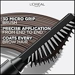 L'Oreal Paris Infallible Volumizing 24H Wear Brow Mascara, Long Lasting Eyebrow Makeup for 2X Fuller Eyebrows, 5.0 Brunette, 0.13 Fl Oz - Image 5