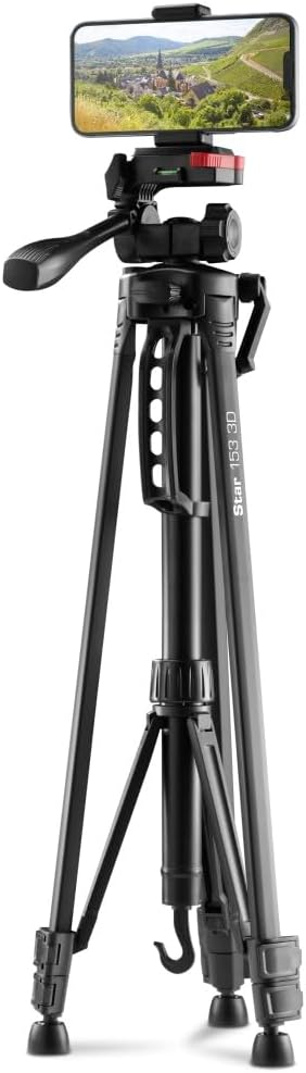 Star 153 3D Tripod for Camera and Smartphone with 3D Tilter