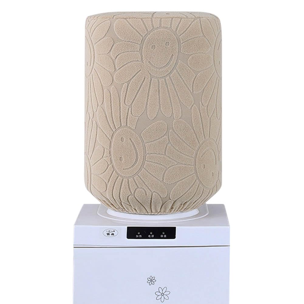 5 Gallon Water Bottle Cover, Sunflower Water Dispenser Barrel Dust Cover, High Stretchy Water Bucket Protector Covers, Reusable Elastic Water Jug