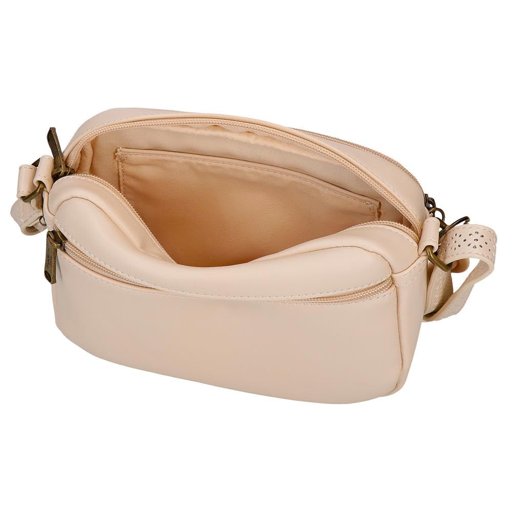 Pepe Jeans Clara Zaino, Borsa e Tracolla in Beige e Rosa, realizzati in Poliestere e PU – by Joumma Bags