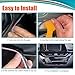 QZTYTY Car Interior Trim Strips, Car Door Trim, 32.8ft /10M Flexible Trim with Installing Tool, Automobile Molding Line Accessories for Door Panel Gap Instrument Panel (Electroplating Pink)