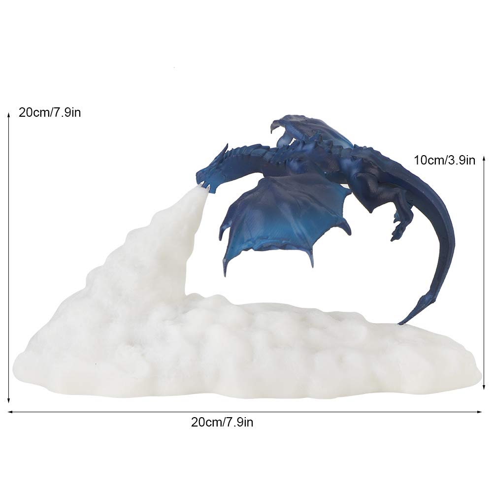 Lumière en Forme De Dragon De Feu Imprimée en 3D, Lampe De Chevet, Lampe De Table Rechargeable par USB, pour Chambre d'enfant, Chambre De Garçon Et De Fille