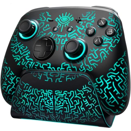 La Mejor Recopilación de Controles Nintendo Switch Walmart los 5 más buscados. 42 FUNLAB Control Switch with Charging Dock para Nintendo Switch 2/OLED/Lite,FUNLAB Controller Switch con Base de Carga, luminex Mando con 7 LED RGB Colores/Palanca/Turbo/Gamepad de...
