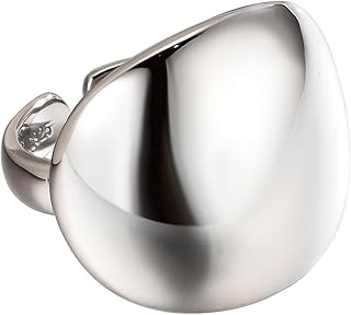 WPPHXY Handmade 925 Sterling Silver Adjustable Open Statement Ring for Women - Hypoallergenic Stackable Jewelry Gift