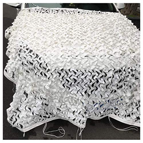 Tarnnetz Weiß 3m x 4m Leichtes Armee-Tarnnetz for Gartenterrasse Pavillon Balkon Pergola Dekorationsbeständiger Camping… – Bild 5