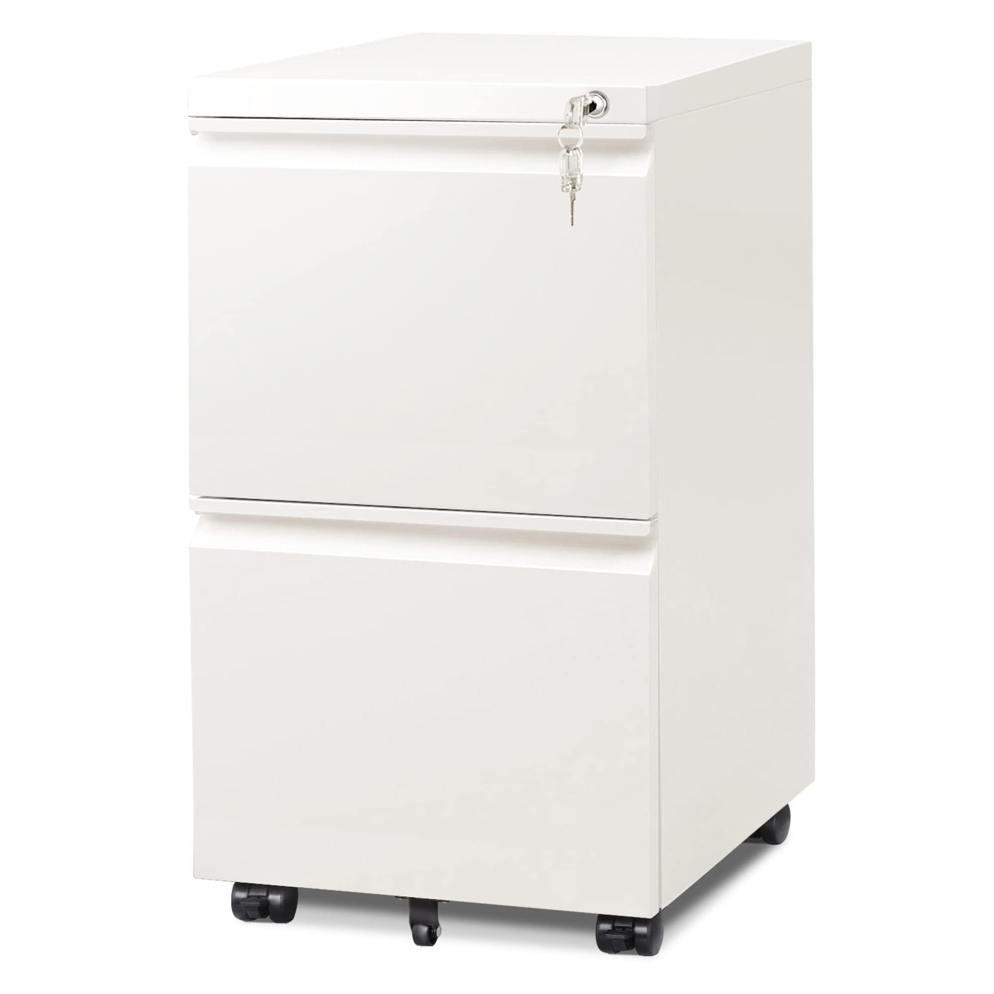 DEVAISE 2-Drawer White