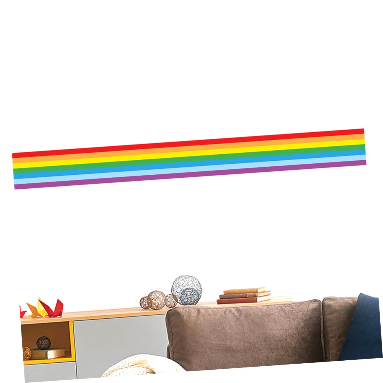 Abaodam 3stücke Wandaufkleber Für Kinderzimmer Kreativer Regenbogen-wandsticker Aus Einfach Anzubringen Für Saubere Wände Kindergarten-dekoration Sicher Und Praktisch
