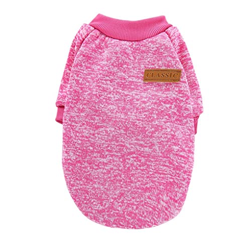 Image of Dog Sweaters for Small Dogs, Soft Fleece Puppy Clothes, Warm Winter Coat