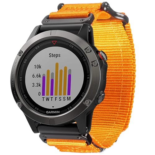 HEMSUT Correa Deportiva de Nylon 20mm para Garmin miniatura 6