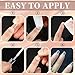 FEBSNOW 600 Pcs Long Coffin Fake Gel Nail Tips Full Cover Clear Acrylic False Ballerina Press On Nails for Nail Extension Home DIY Nail Salon,12 Size