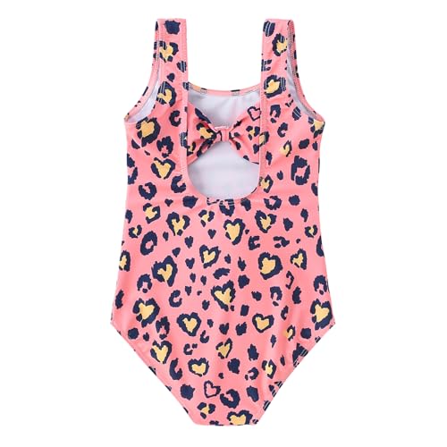 Image of Toddler Swimsuit Girl One Piece Rash Guard Tankini Bathing Suit Little Girls Sleeveless Quick Dry Swimwear 4-8 Years
