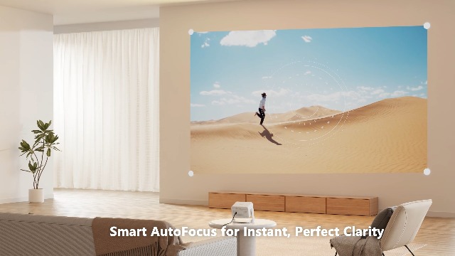 Image of 4000 ANSI & Now with Netflix Mini Smart Projector with WiFi and Bluetooth