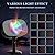 SOMKTN Christmas Snowfall Projector Lights Outdoor, Dynamic Snow Falling Lighting Effects Holiday Projector Lights for Xmas Moving Points Landscape Lights for House, Garden Yard Club Pub Decorations
