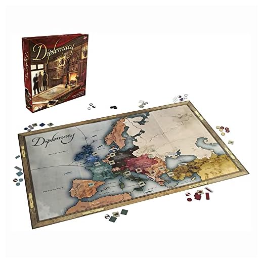 Hasbro Gaming Avalon Hill Diplomacy Cooperative Board Game, European Political Themed Strategy Game, Ages 12 and Up, 2-7 Players