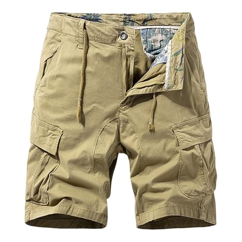 Pantalon tactique en coton homme coupe ajustée style militaire été