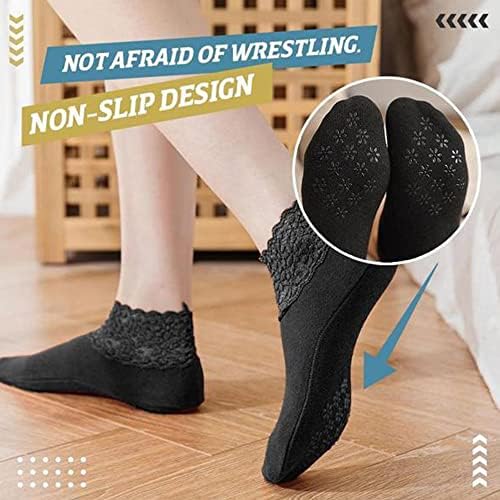 2021 Fashion Lace Warmer Socks, 8 Pairs Women Socks Non Slip Socks Solid Color Lace Cotton Ankle Socks, 8 Colors 5 2021 Fashion Lace Warmer Socks, 8 Pairs Women Socks Non Slip Socks Solid Color Lace Cotton Ankle Socks, 8 Colors