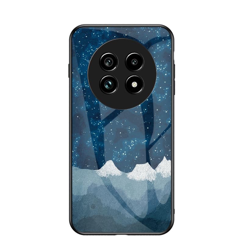 Jiajihua Funda Compatible con Huawei Mate 40 Pro Plus 5G A Prueba de Golpes【Panel de PC + Vidrio Templado + Silicona TPU】 Funda para teléfono 3 en 1 Blue