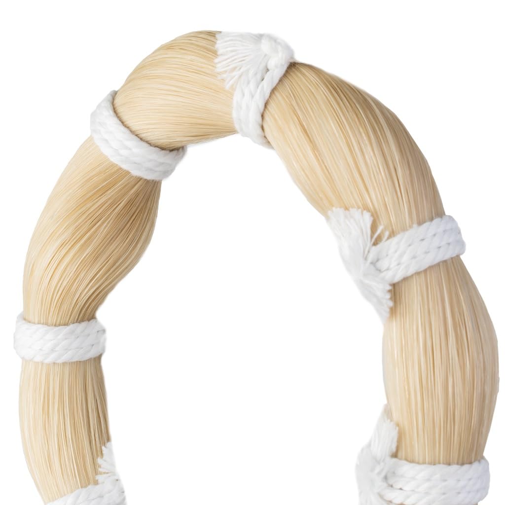 Crine Di Cavallo Mongolo Bianco Per Archetti Di Violoncello E Violino - 250g, Lunghezza 95cm
