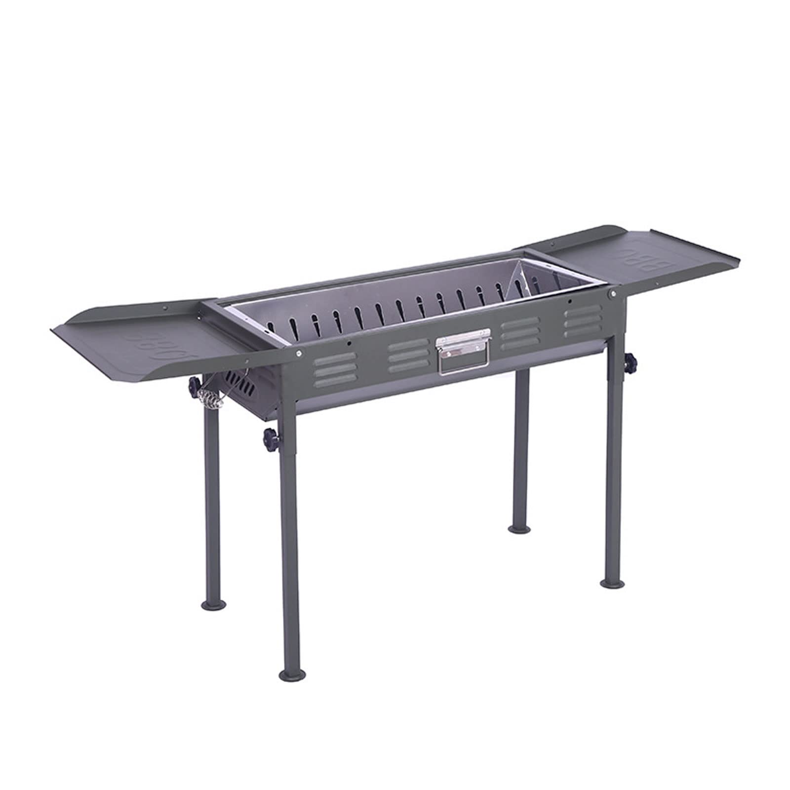 Barbecue, Outdoors Campfire Grill Grate Folding Easy to Clean for Outdoor BBQ Picnic Camping Patio Backyard Cooking in Stainless Stee
