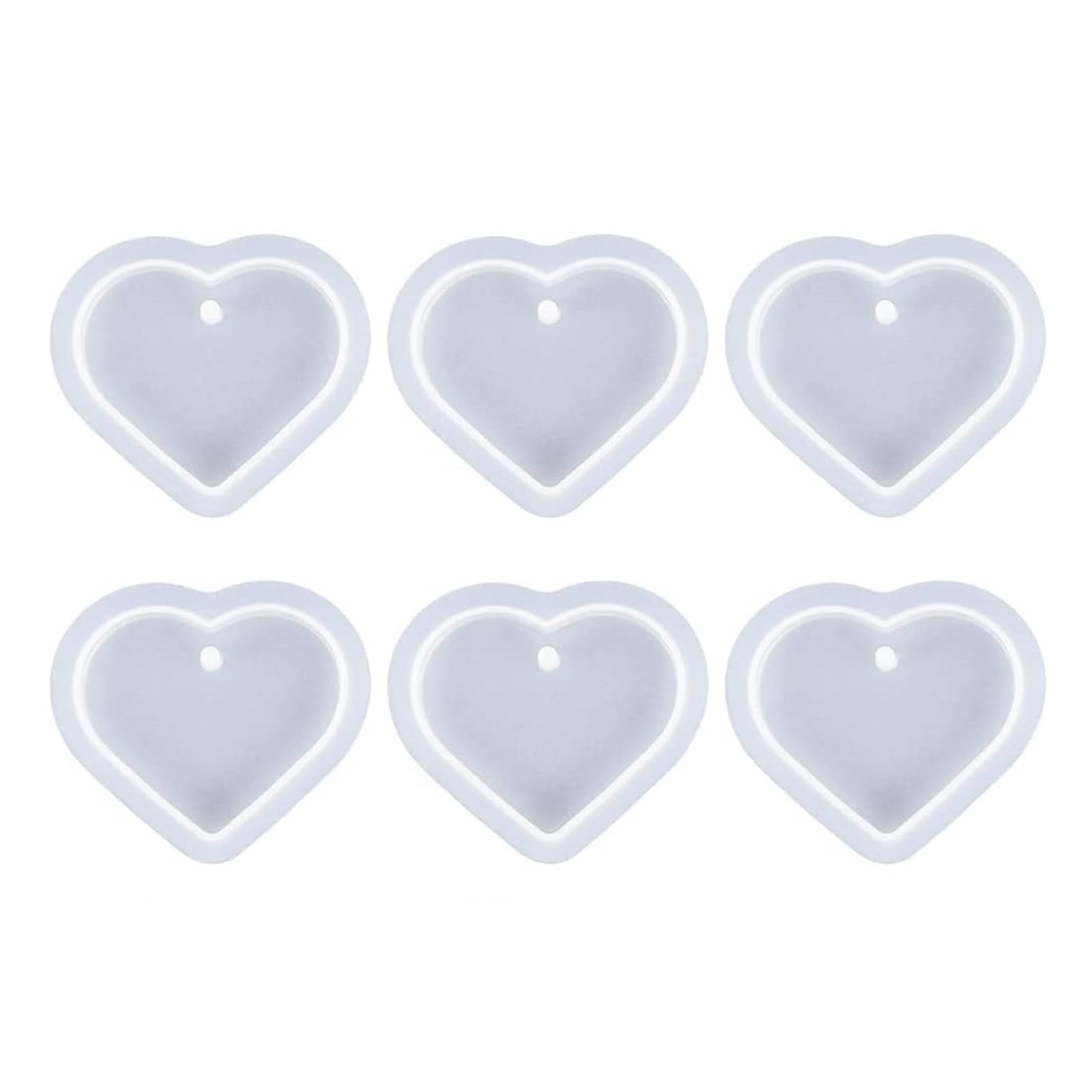 Stampo In Silicone A Forma Di Cuore Con Effetto Cristallo Druzy – 48x36,5x15 Mm, Per Resina Epossidica E UV, Artigianale Chooseyours11