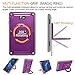 Fintie Case for Samsung Galaxy Tab A 10.1 (2016 NO S Pen Version), [Tuatara Magic Ring] 360 Rotating Multi-Functional Grip Stand Shockproof Cover Built-in Screen Protector, Purple