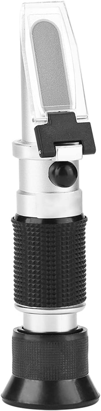 Honey Refractometer, Portable Tool for Sugar Content Measurement, Automatic Temperature Compensation, for Honey and Fruit Juice