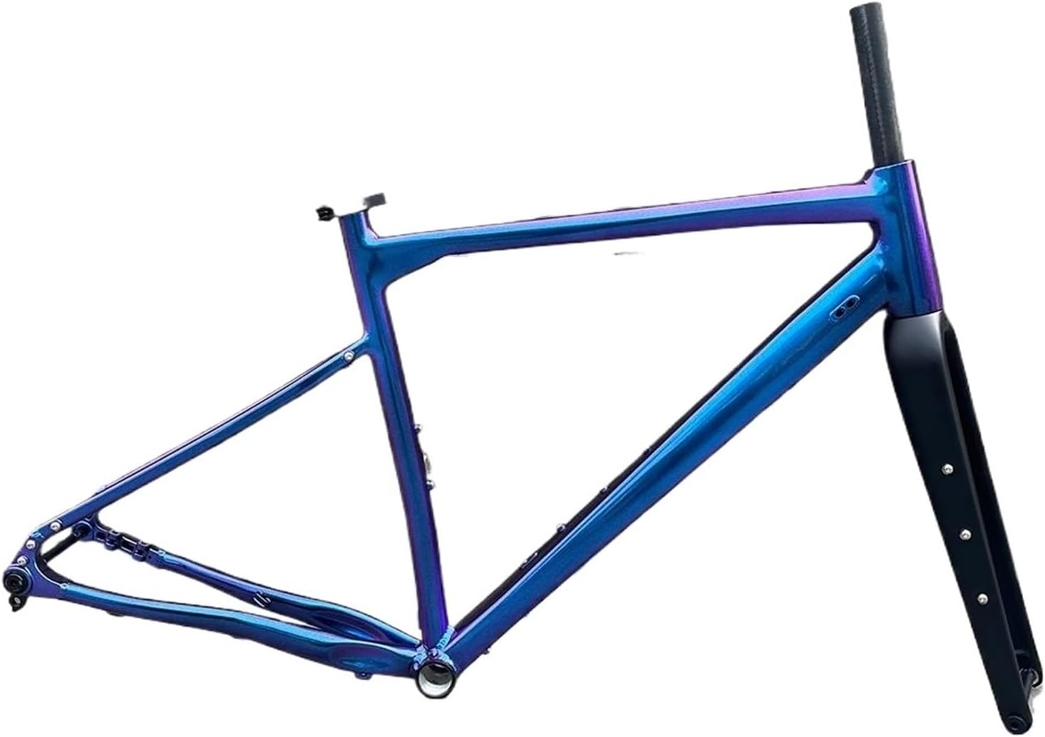 45/50/ 55CM Bicycle Frame Carbon Fork Aluminum Alloy Road Bike Max Tire Size 700C*40C Thru-Axis