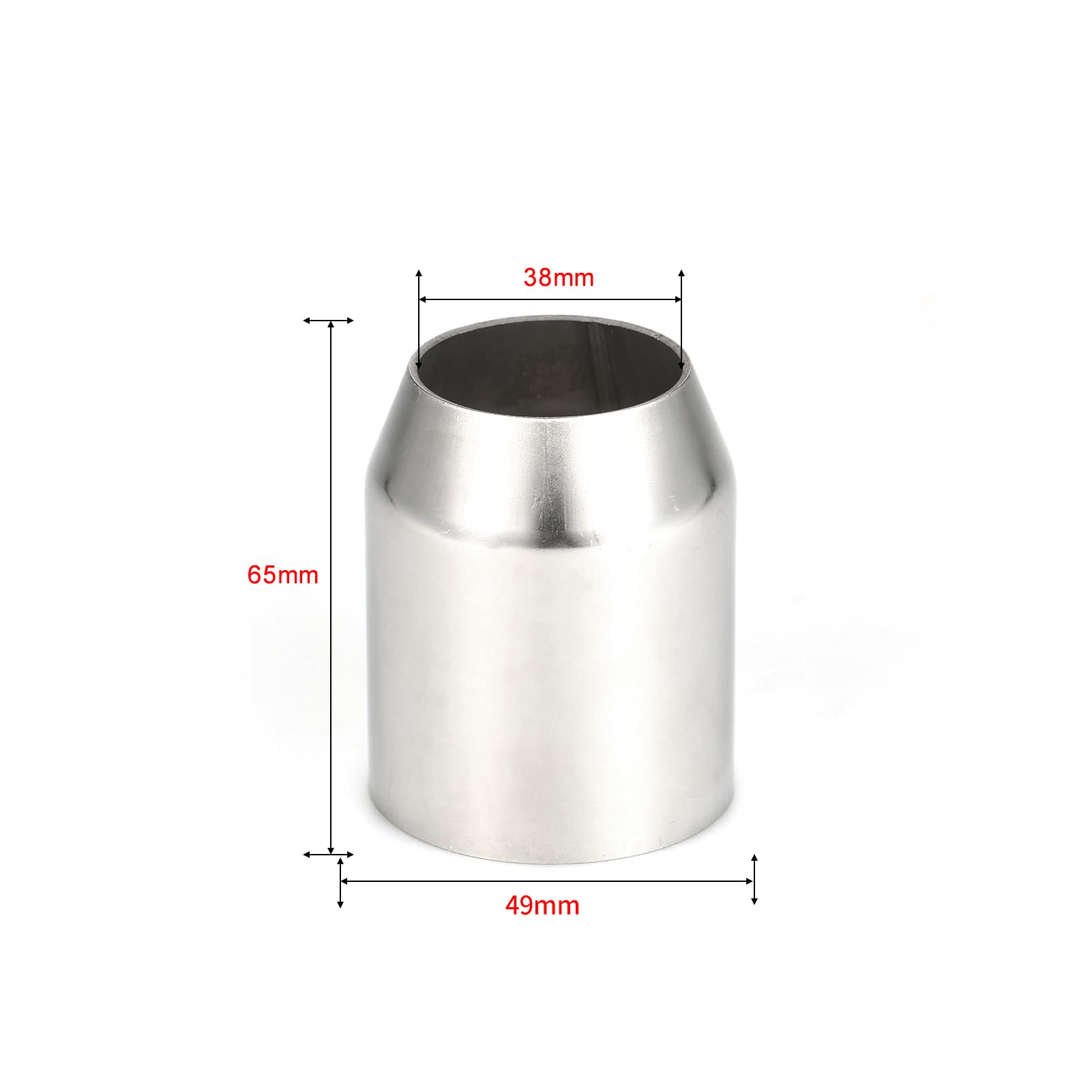 Jemora 38-51mm Silenziatore di Scarico Universale per Tubo di Scarico per Motocicletta Adatto per motociclette ATV
