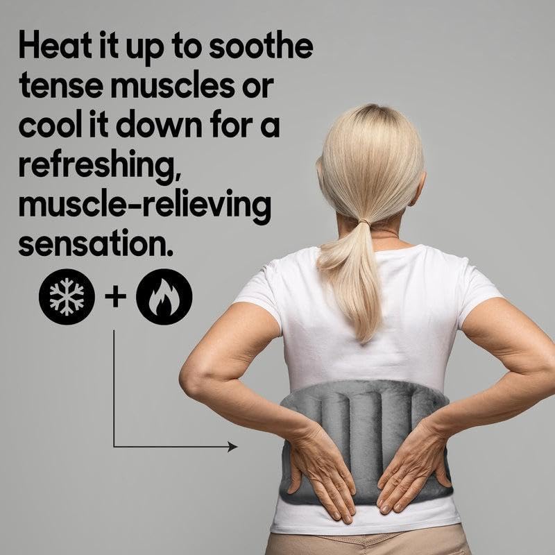 Miniatura 6 de Envoltura de terapia caliente y fría + máscara de ojos para ojos secos reutilizable - Almohadilla térmica para microondas y bolsa de hielo