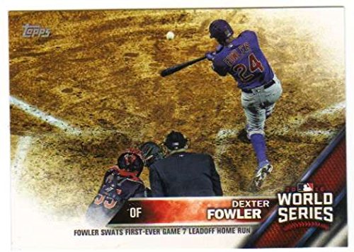 2016 Topps Chicago Cubs World Series Champions Box Set #WS-12 Dexter Fowler Cubs MLB Baseball Card NM-MT