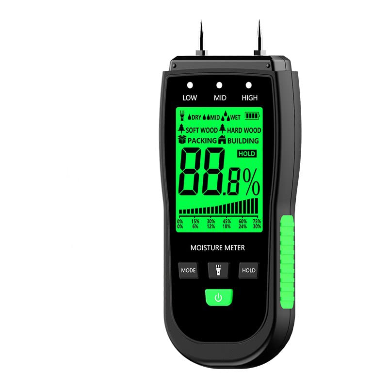 PRECISE PIN TYPE WOOD MOISTURE METER WITH BACKLIGHT & HIGH MEASURING RANGE 6-99% (B09XF5NWBF) Amazon Price History, Amazon Price Tracker