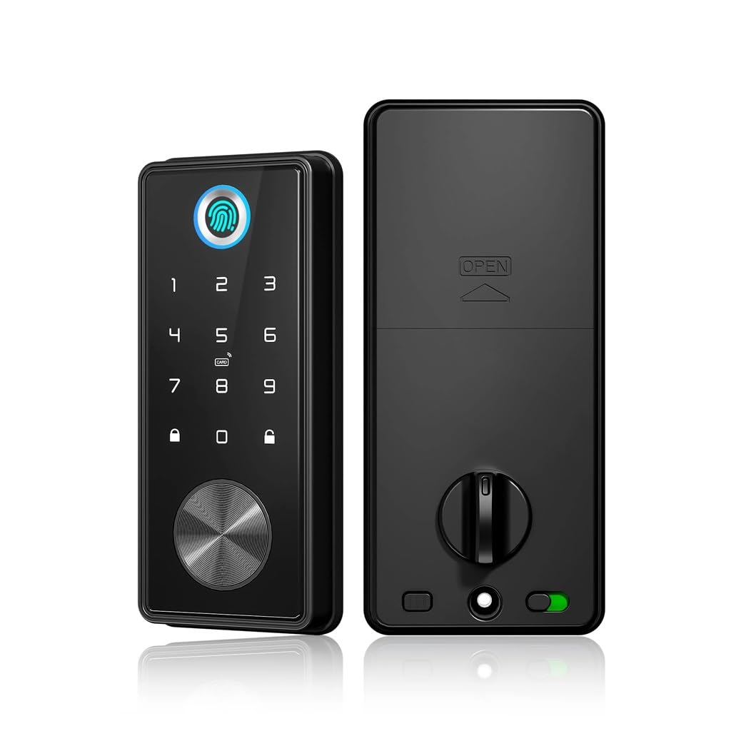 Serrure biométrique empreintes digitales et clavier sans clé pour une sécurité connectée