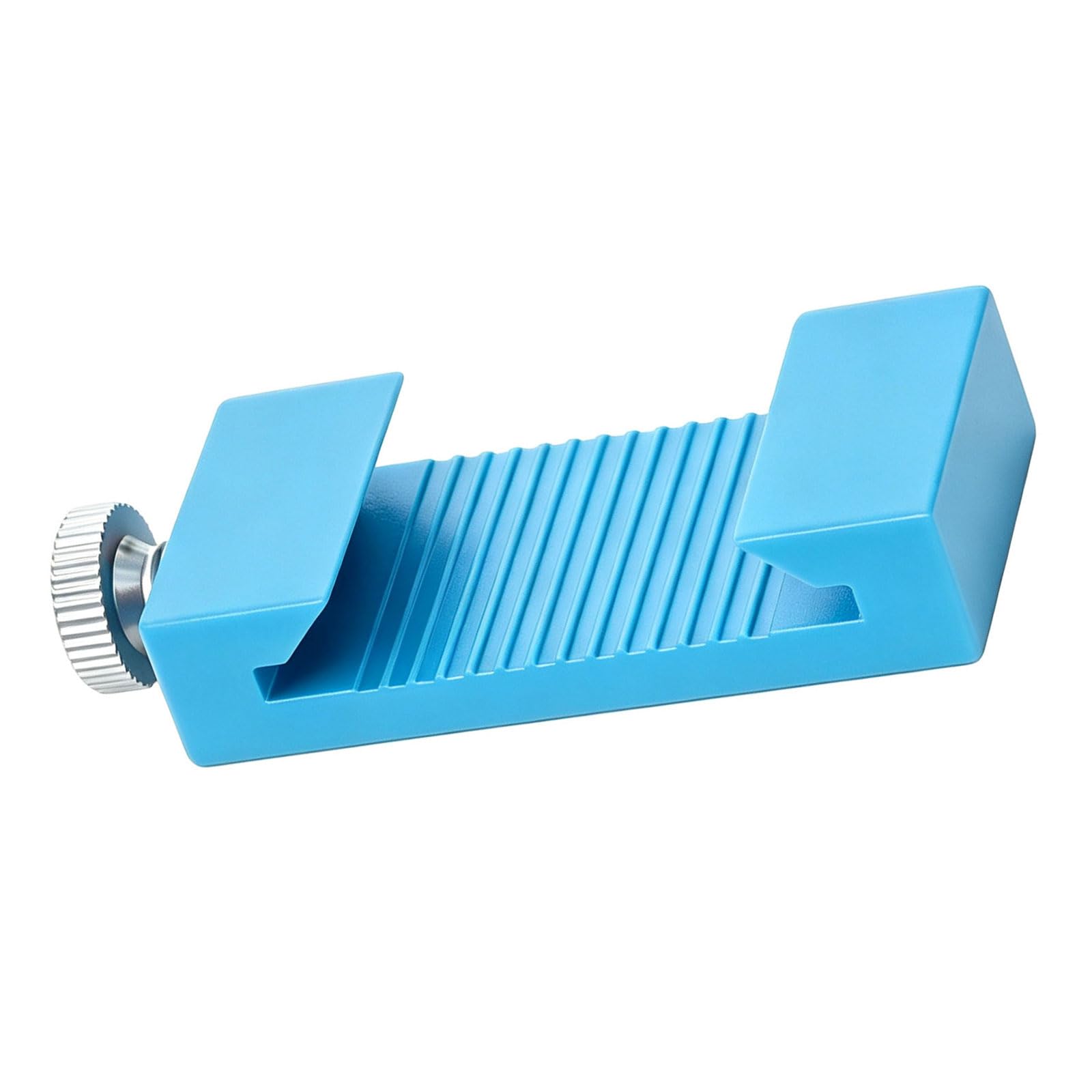 Hlzcmwi 18 To 20Mm Marking Guide Block For Steel Rulers With Fixed Channel, Thumb Screw Clamp, Abs Body Used During Layout Tasks Daily Steel Ruler Marking Guide Block Ruler Positioning Woodworking Layout Tool Thumb