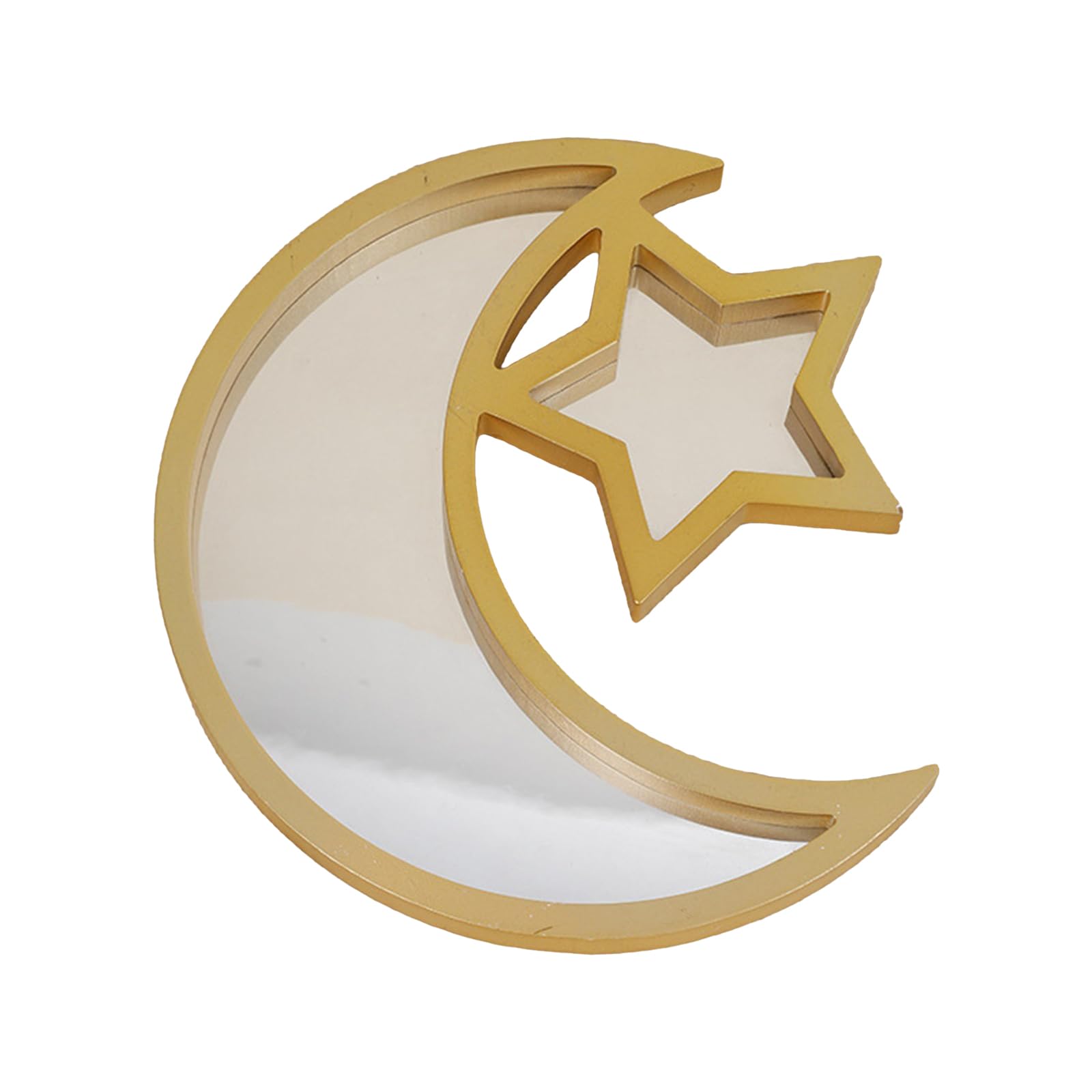 Xinsheinelry Eid Festival Table Decoration Decorative Serving Tray for Dessert Pastries Cakes Traditional Holiday Fruit Display Plate Holiday Snacks Platter