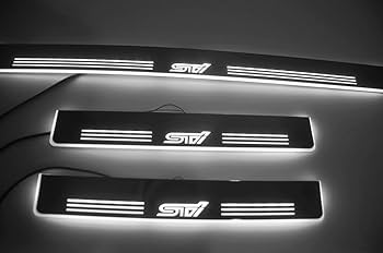 Amazon | スバル WRX STI LED スカッフプレート 流れる シーケンシャル