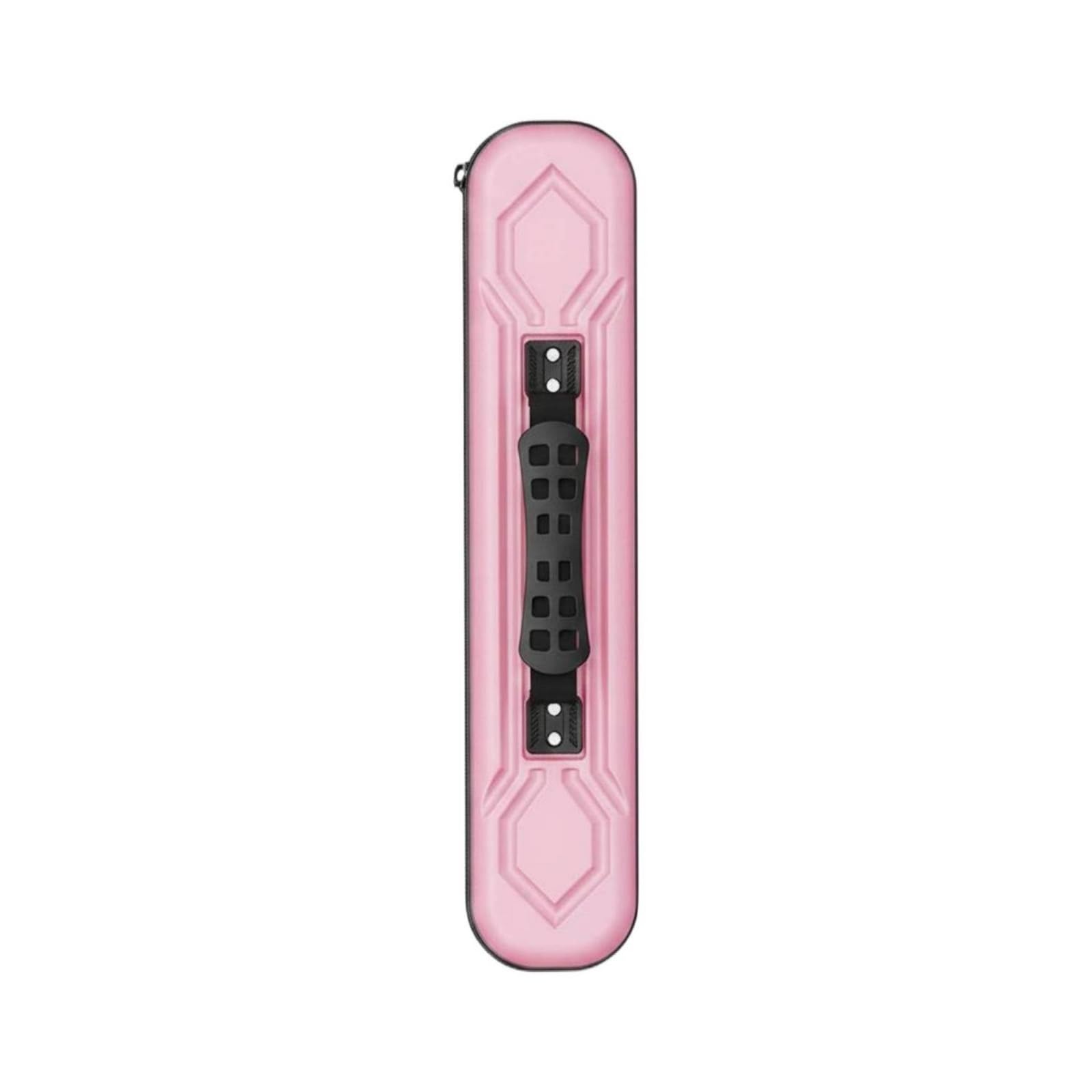 Clamshell Hard Shell Fishing Rod Case Compact Hard Shell Rod Case Zipper Closure Fishing Gear Bag Carrying Handle for Anglers, Travel, Pink-image-16