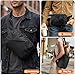 FINPAC Concealed Fanny Pack for Men, Bando Bag Tactical Sling/Belt Bag with Universal Pistol Holster, Hip Pack Travel Hiking