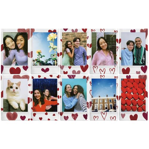 Fujifilm Instax Mini Film (Heart Sketch / 10 Sheets) thumbnail 2
