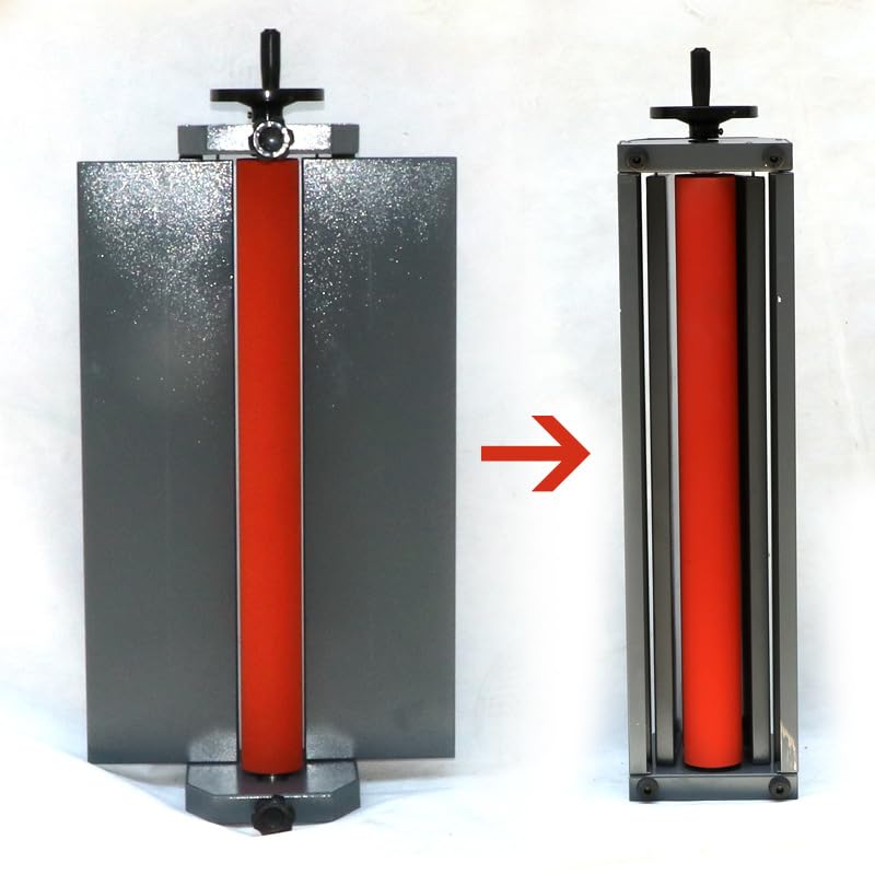 Manual Cold Roll Laminator, Hand Crank Cold Laminating Machine, Vinyl Photo Film Mounting Cold Laminator, for Photography, Spraying, Painting, Poster, Advertising Photograph, Book Cover