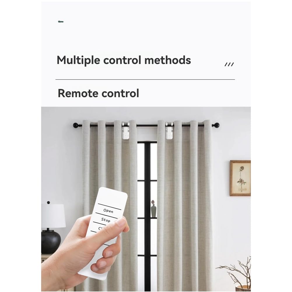 2 Motores de Cortina Automáticos Inteligentes con Wifi y Control por Voz, Sensores de Temperatura y Luz para Automatización del Hogar.