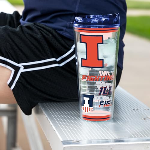 Image of Rico Industries NCAA College Double Wall Mayhem 16oz Or 20oz Tritan Tumbler W Lid