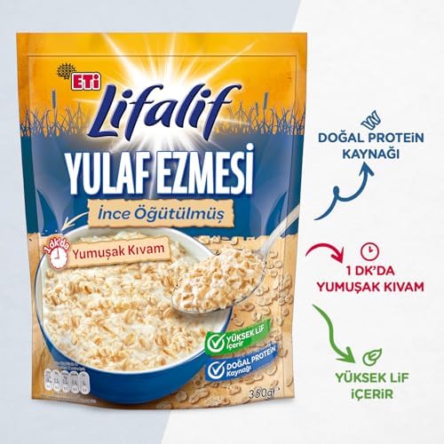 Eti Lifalif İnce Öğütülmüş Yulaf Ezmesi 350 g - Görsel 3
